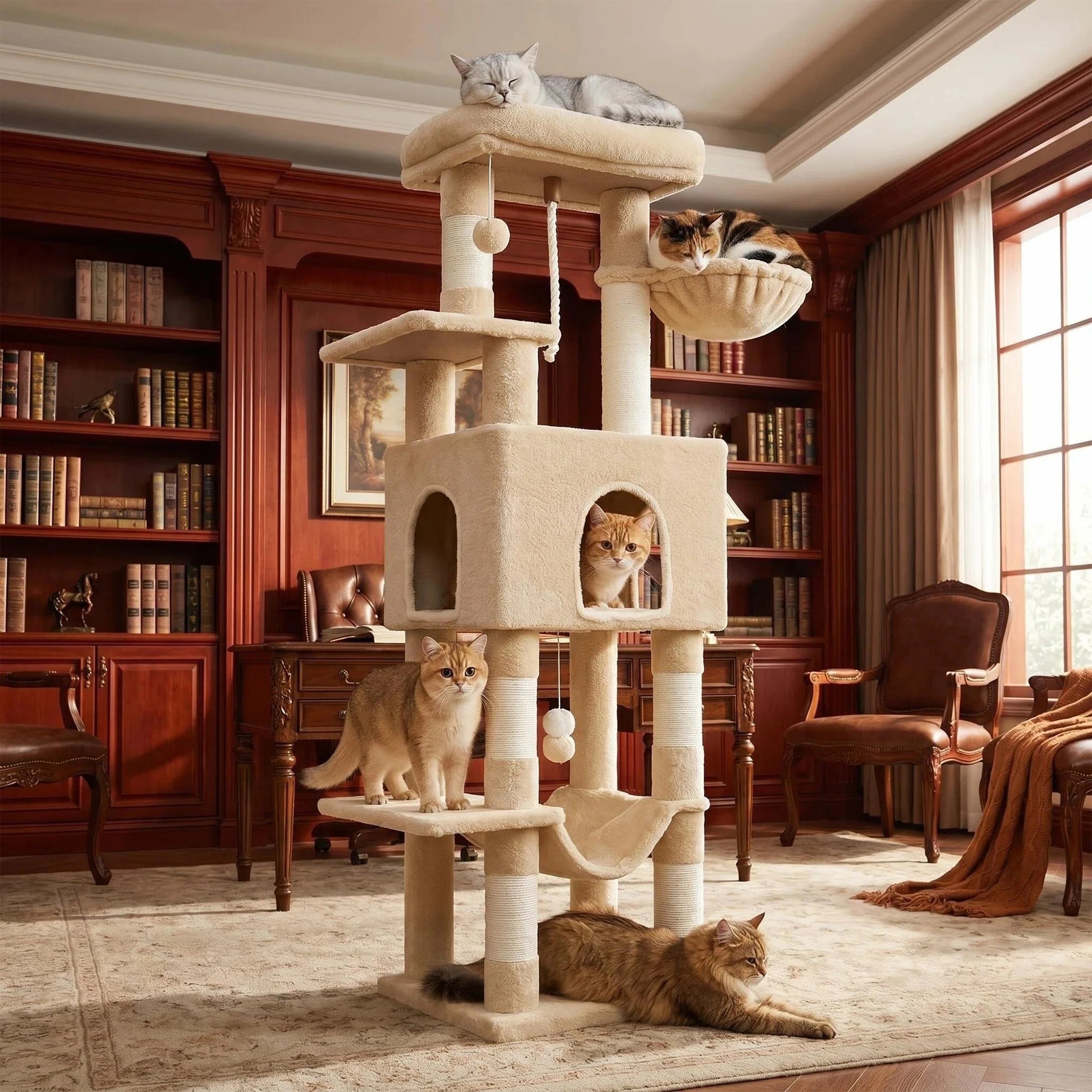 Arbre à Chat Premium XXL – 162 cm