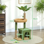 Arbre à Chat Fleur 98 cm – 3 niveaux