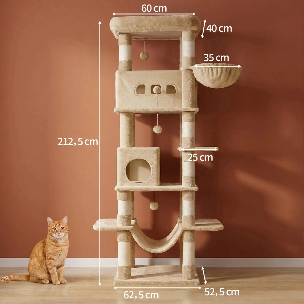 Arbre à Chat XXL – 210 cm