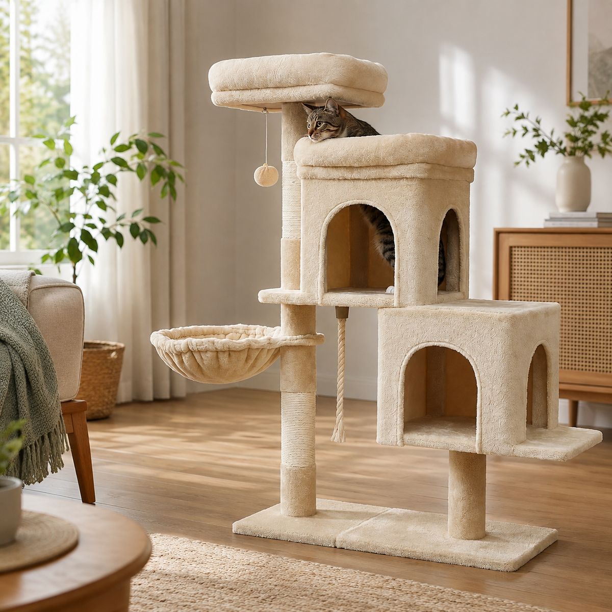 Arbre à Chat Premium Multiplateformes – 97 cm