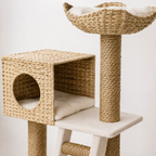 Arbre à Chat Bois Compact – 100 cm