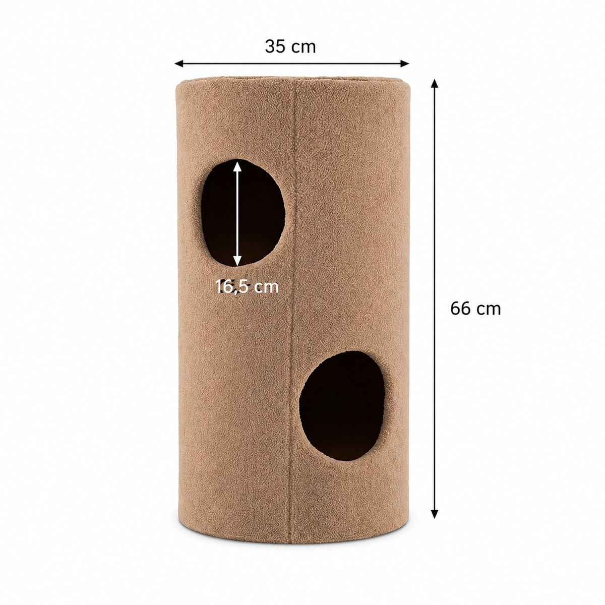 Petit Arbre à Chat Rond Compact – 66 cm
