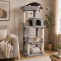 Arbre à Chat Bois XXL 143 cm - 4 niveaux