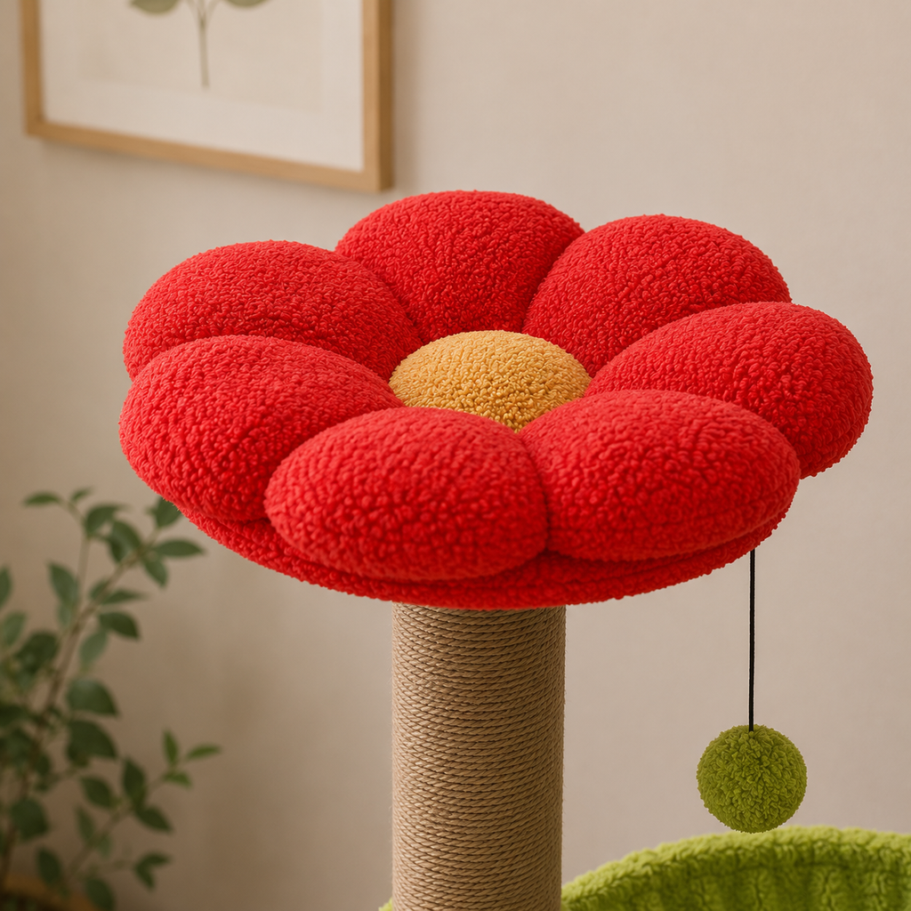 Arbre à Chat Fleur Compact – 93 cm