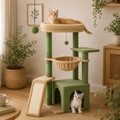 Arbre à Chat Bois Compact – 92 cm