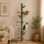 Arbre à Chat Sol-Plafond Cactus - 275 cm