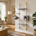 Arbre à Chat Mural Design XXL – 180 cm