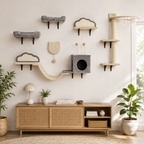 Arbre à Chat Premium Mural - 88 cm