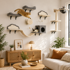 Arbre à Chat Premium Mural - 88 cm
