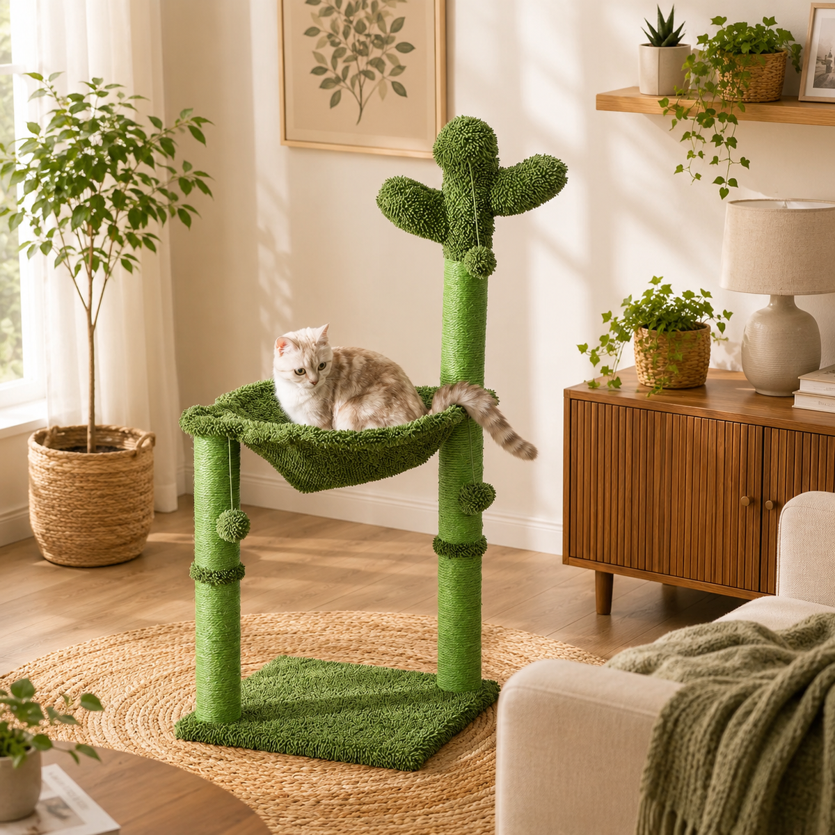 Arbre à Chat Cactus – 40 cm