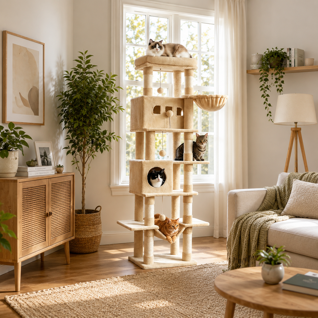 Arbre à Chat XXL – 210 cm