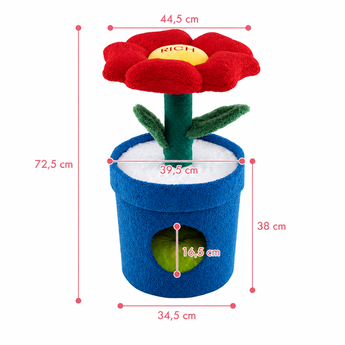 Arbre à Chat Fleur Compact – 72 cm