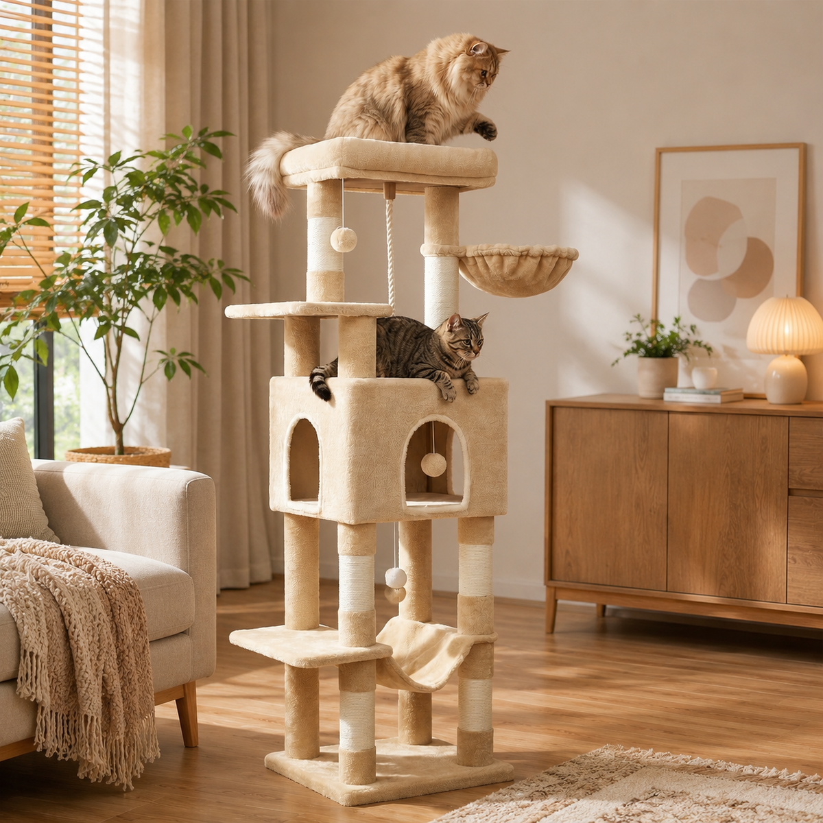 Arbre à Chat Premium XXL – 162 cm