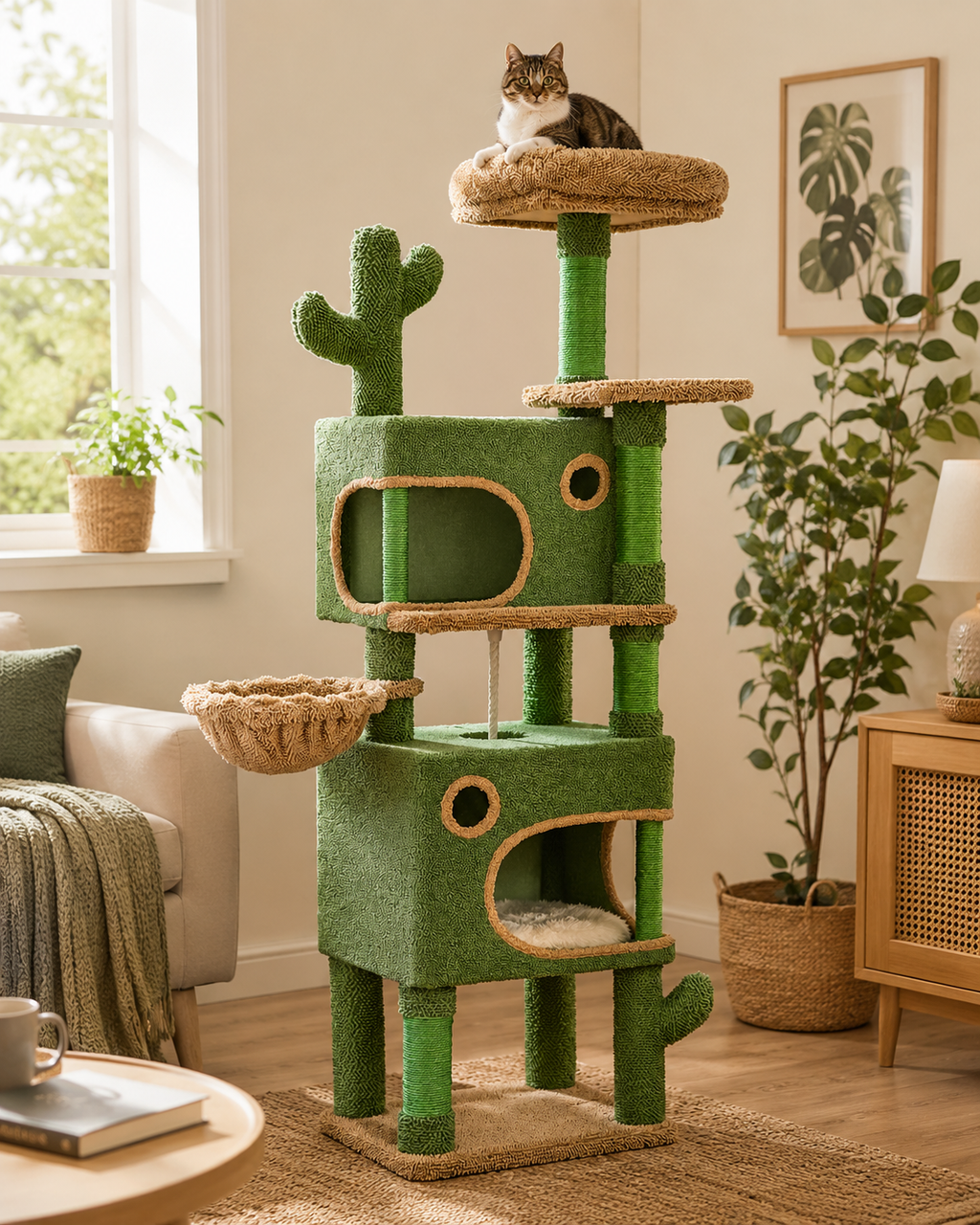 Arbre à Chat Cactus XXL – 167 cm