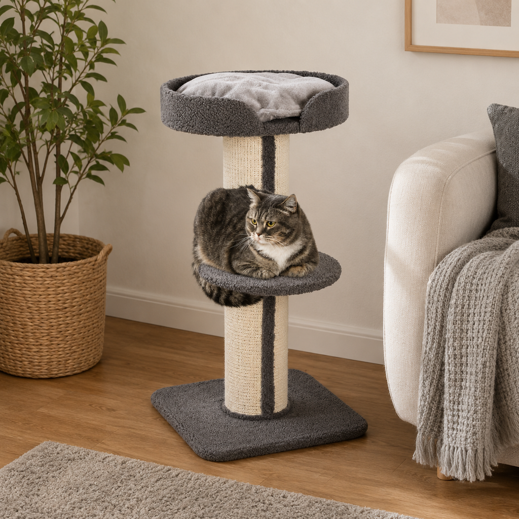 Petit Arbre à Chat Avec Plateforme – 91 cm