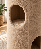Petit Arbre à Chat Rond Compact – 66 cm