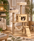 Arbre à Chat Bois Design – 130 cm