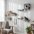 Arbre à Chat Mural Moderne – 32 cm