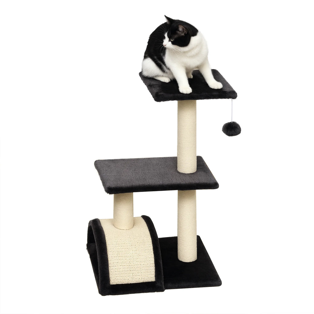 Arbre à Chat Bois Multiplateformes – 3 niveaux