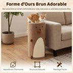 Petit Arbre à Chat Rond Compact – 66 cm