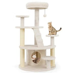 Arbre à Chat Cosy Bois Compact – 101 cm