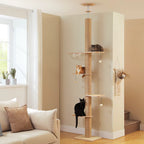 Arbre à Chat Sol-Plafond Bois – 284 cm