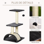 Arbre à Chat Bois Multiplateformes – 3 niveaux