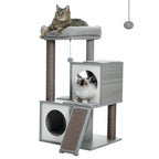 Arbre à Chat Bois Premium Moderne – 89 cm