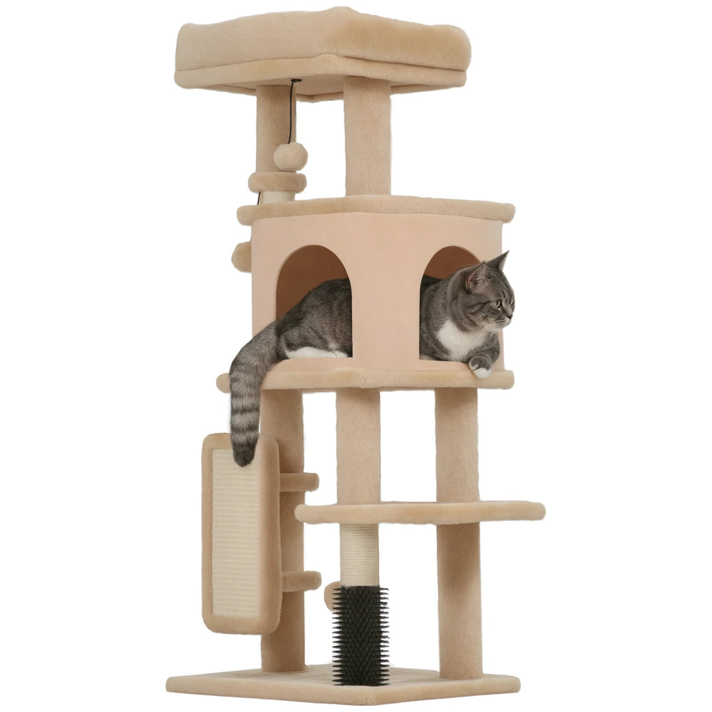 Arbre à Chat Bois 104 cm – 4 niveaux