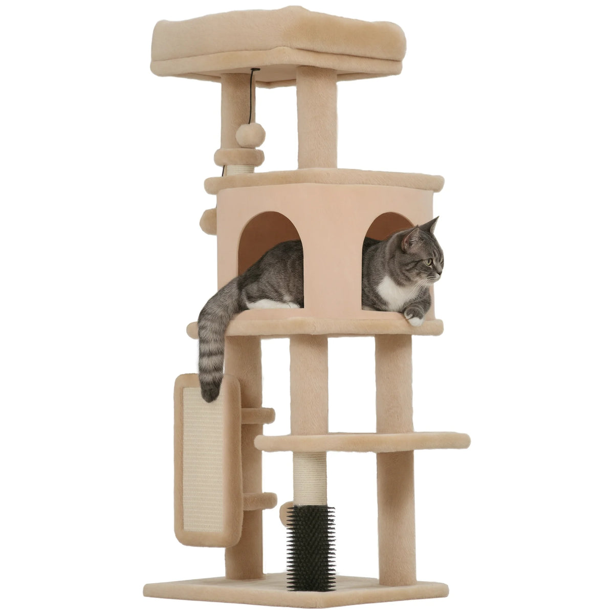 Arbre à Chat Bois 104 cm – 4 niveaux