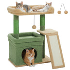 Petit Arbre à Chat Compact 3 niveaux – 68 cm
