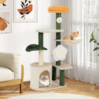 Arbre à Chat Fleur Avec Plateforme - 114 cm