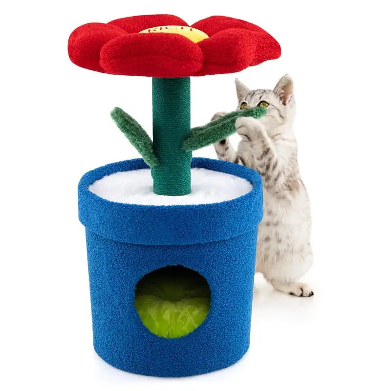 Arbre à Chat Fleur Compact – 72 cm