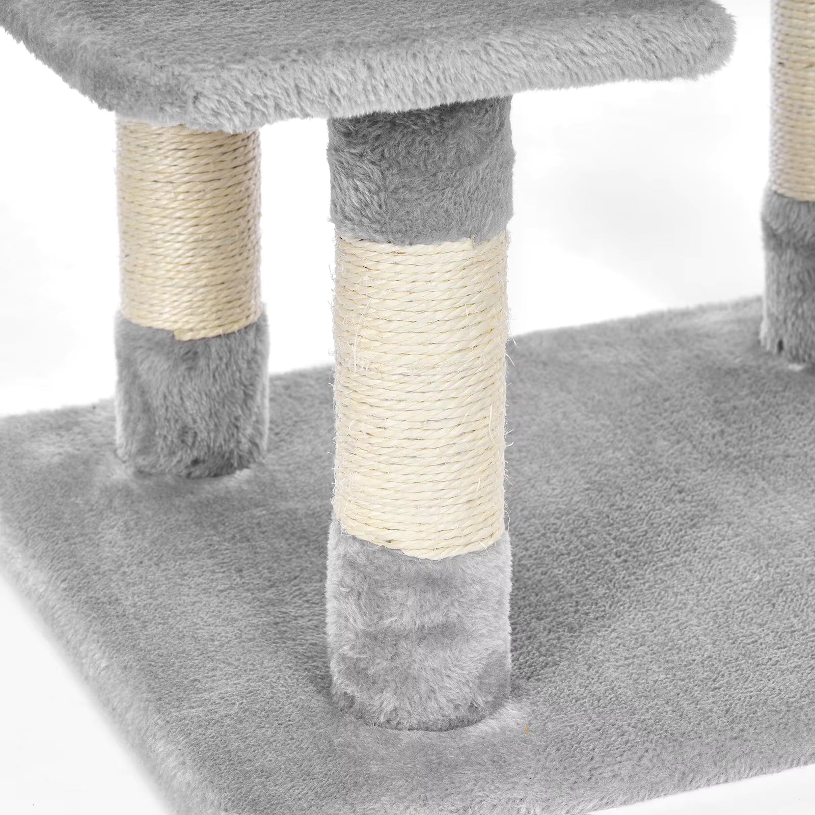 Arbre à Chat Bois Avec Panier – 98 cm
