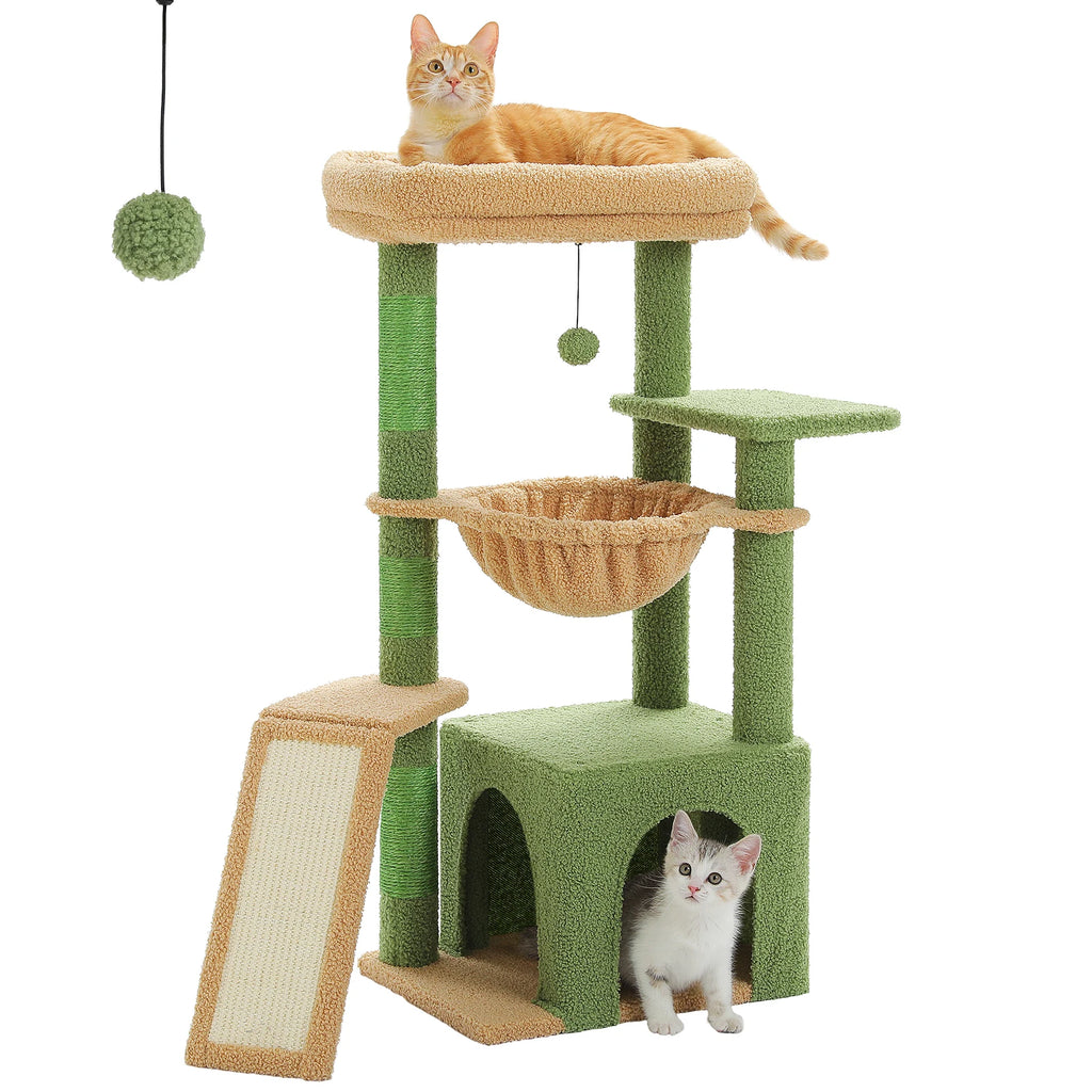 Arbre à Chat Bois Compact – 92 cm