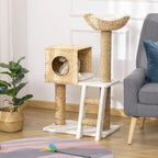 Arbre à Chat Bois Compact – 100 cm