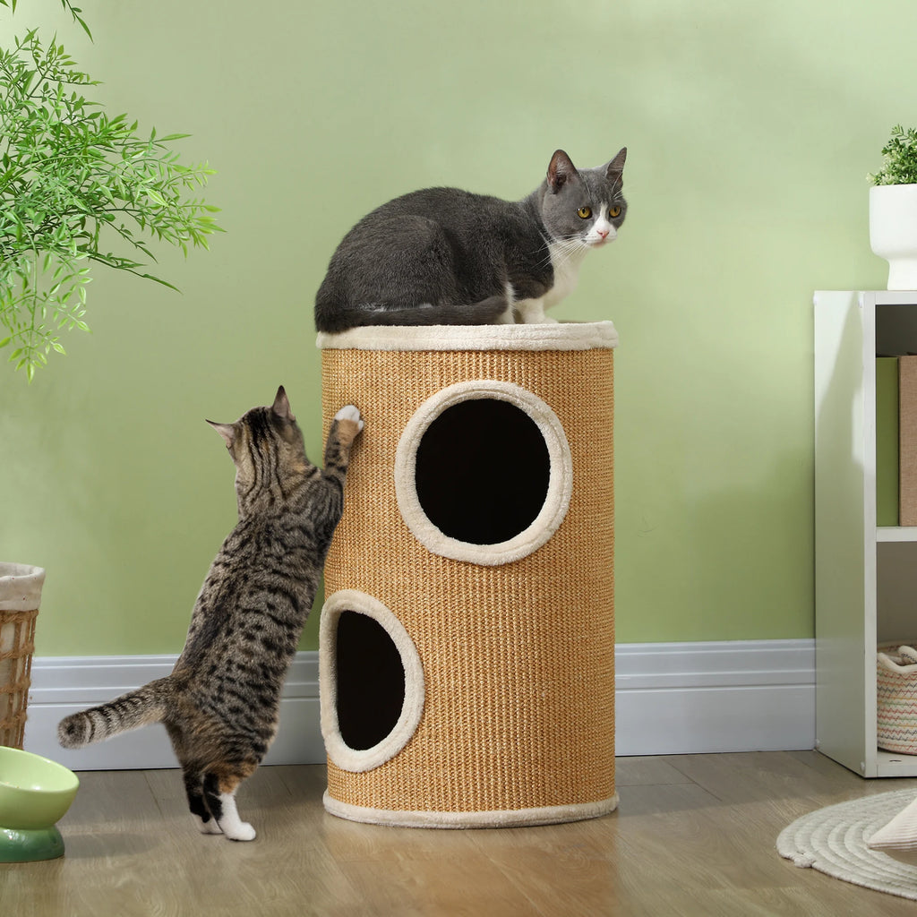 Arbre à Chat Rond Compact – 60 cm