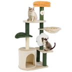 Arbre à Chat Fleur Avec Plateforme - 114 cm