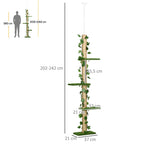 Arbre à Chat Sol-Plafond XXL – 242 cm