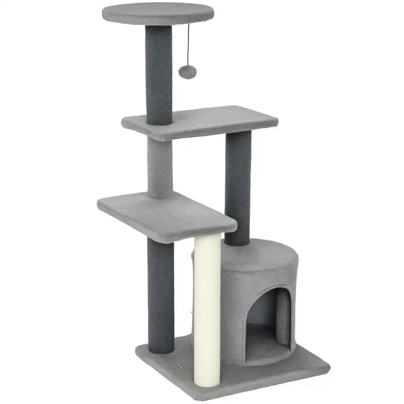 Arbre à Chat Gris 103 cm– 1 niveaux