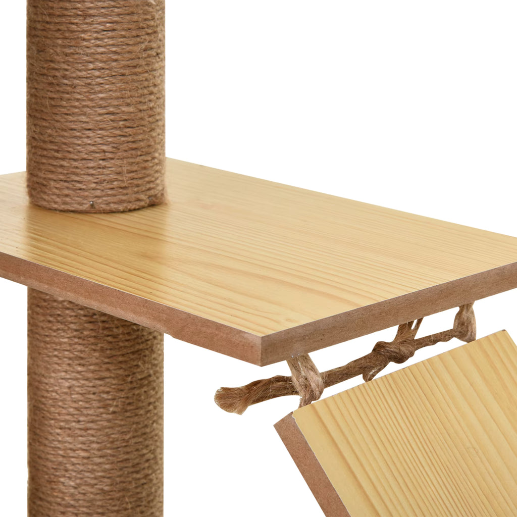Arbre à Chat Bois Design – 130 cm