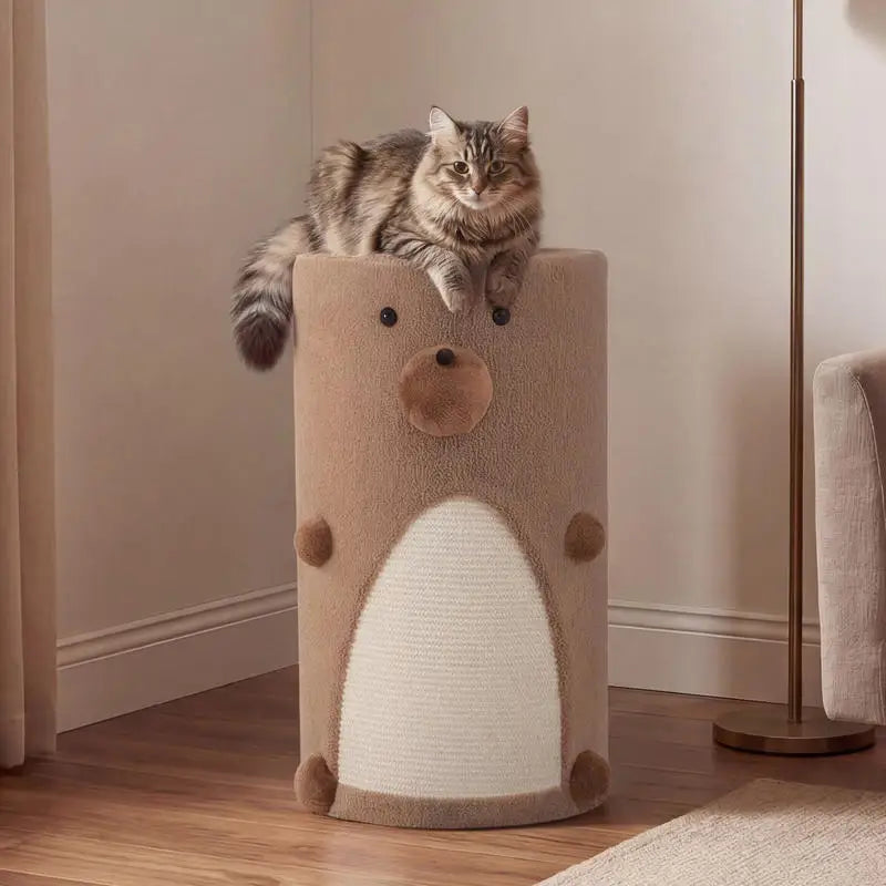 Petit Arbre à Chat Rond Compact – 66 cm