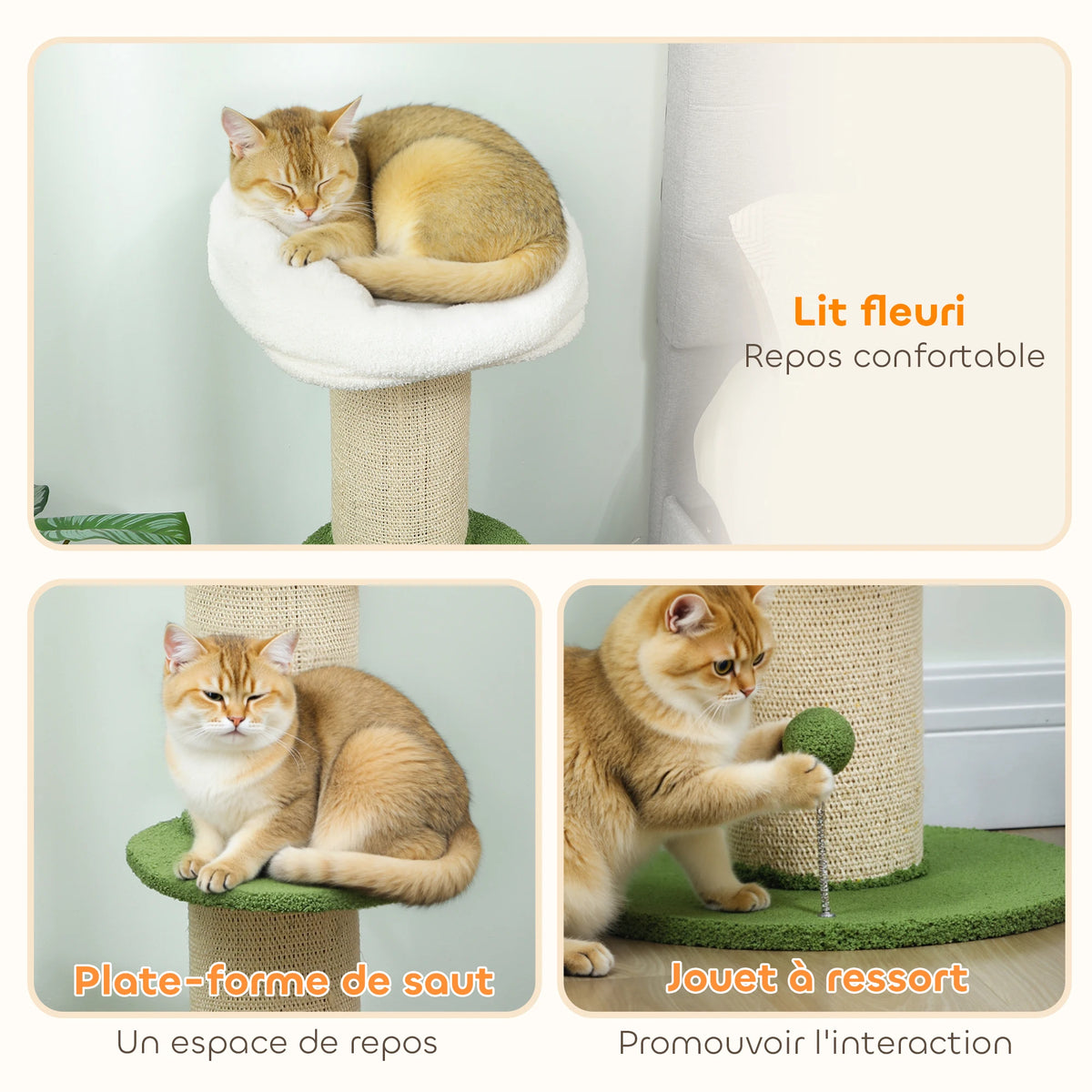 Arbre à Chat Fleur – 92 cm