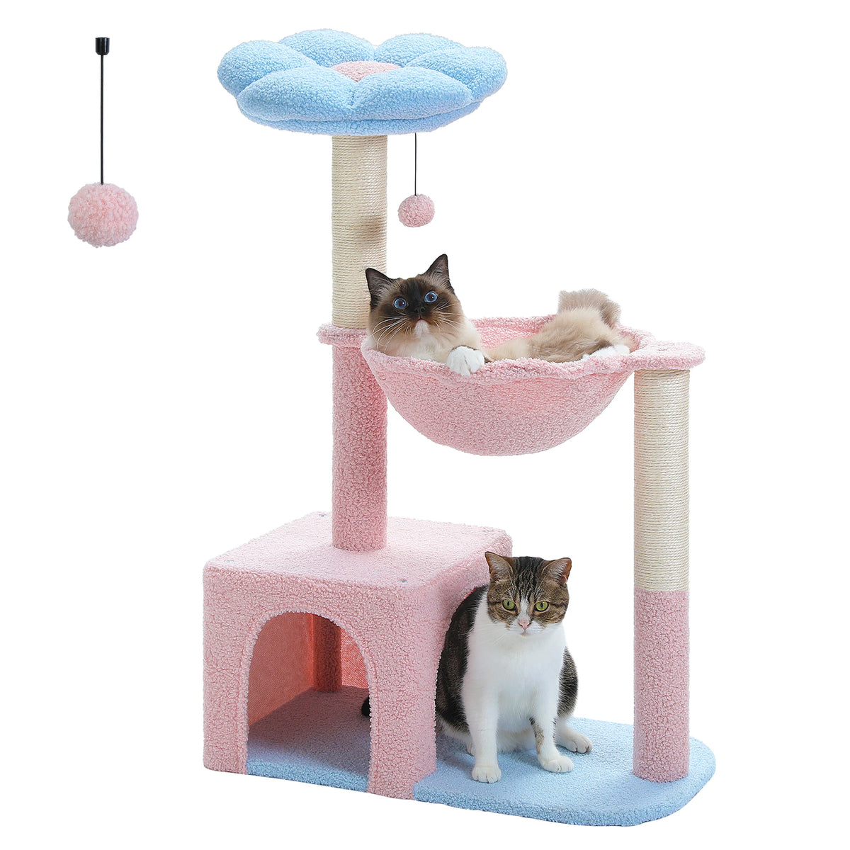 Arbre à Chat Fleur Compact – 93 cm