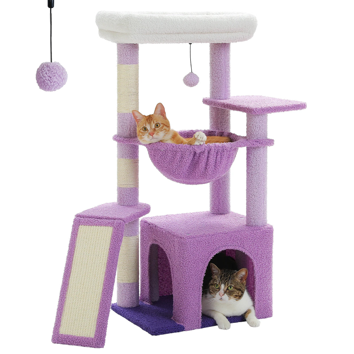 Arbre à Chat Bois Compact – 92 cm