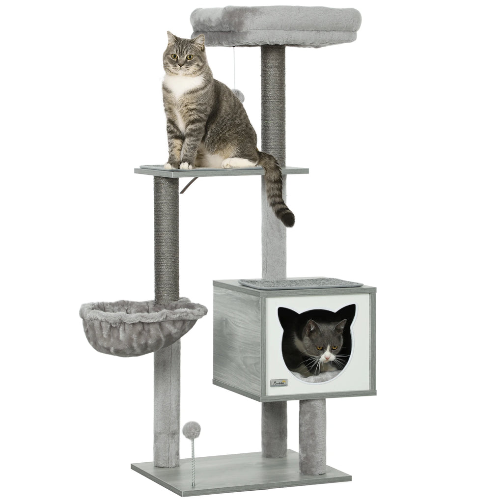 Arbre à Chat Bois – 126 cm