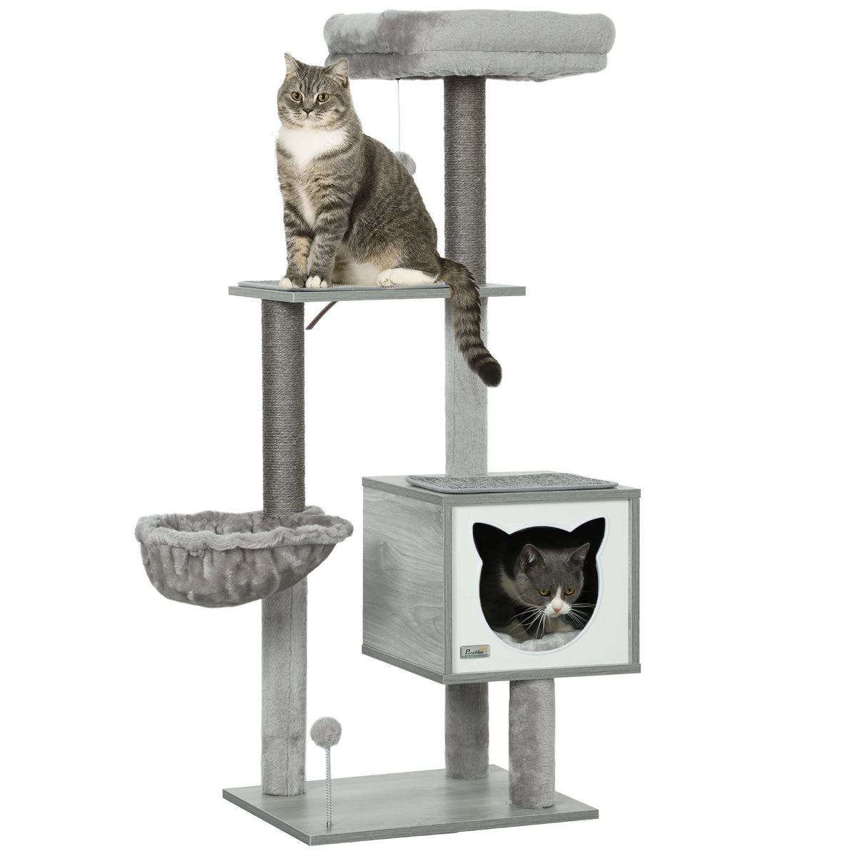 Arbre à Chat Bois – 126 cm