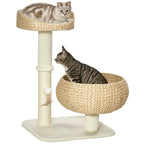 Arbre à Chat Bois Cosy 2 paniers - 72 cm