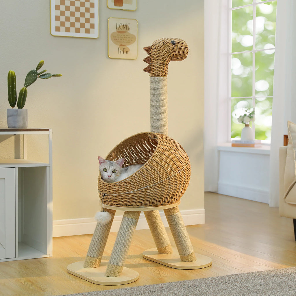 Arbre à Chat Premium Osier – 116 cm