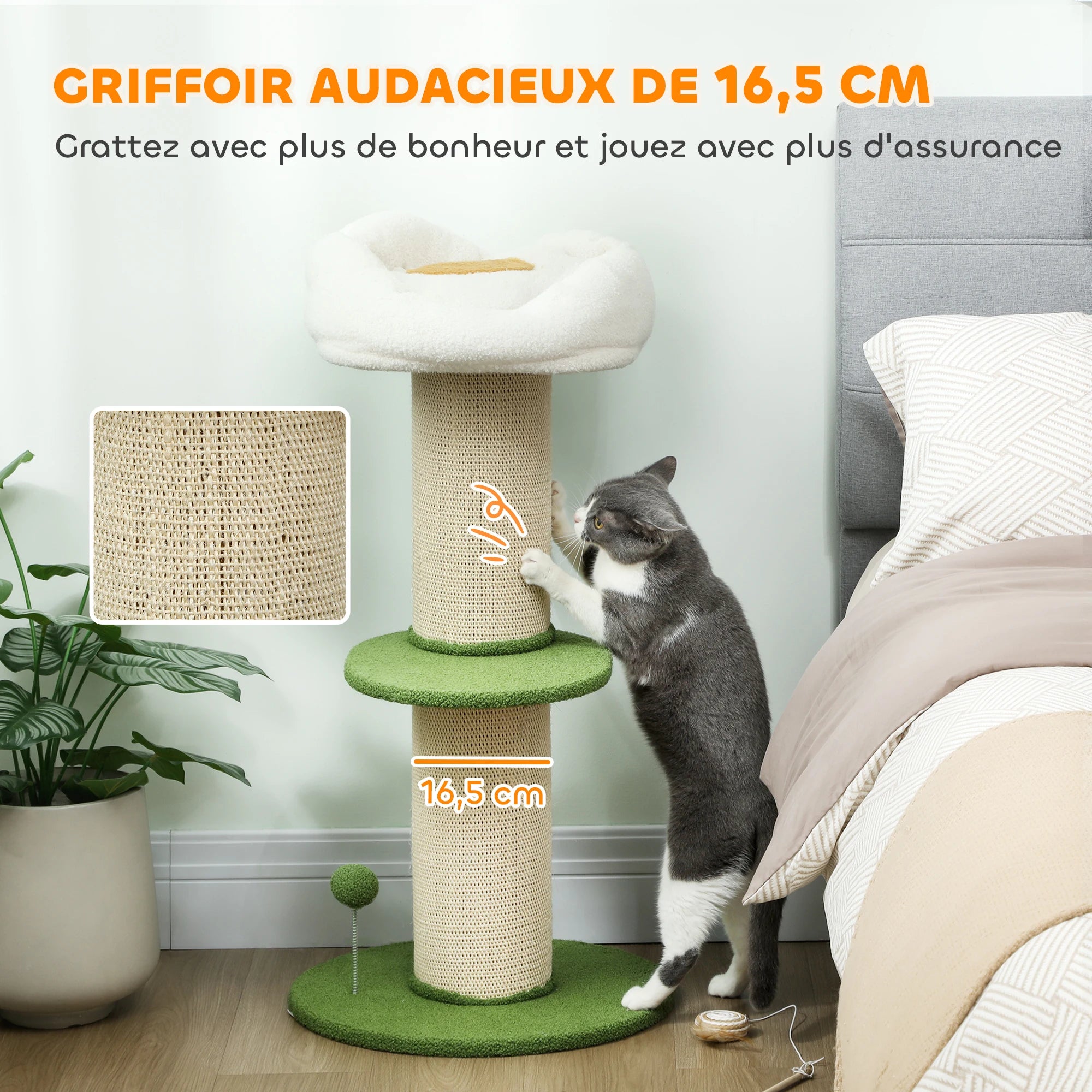 Arbre à Chat Fleur – 92 cm